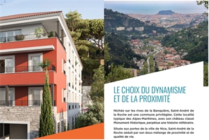 appartement à la vente -   06730  SAINT-ANDRE-DE-LA-ROCHE, surface 69 m2 vente appartement - APR744548